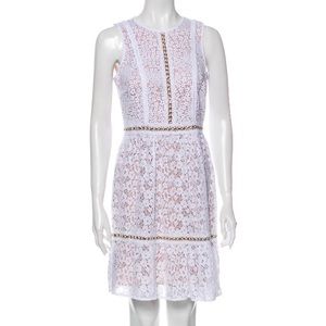 MK White Lace Dress - XS